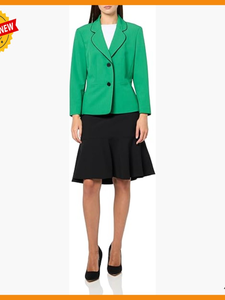 Professional Skirt Suit Set With Jacket, Office Wear